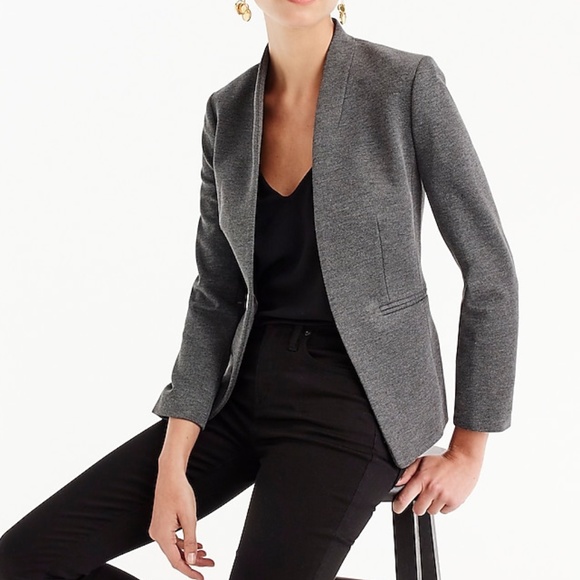 J. Crew Going Out Blazer, Hthr Dove - Picture 2 of 6